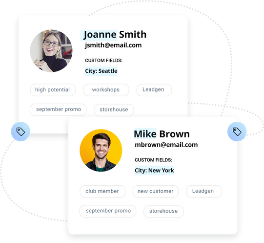 Build individual contact profiles